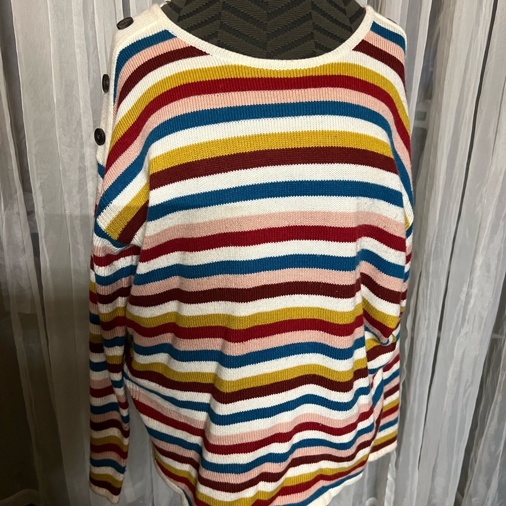 St. John’s Bay Striped Sweater XL
